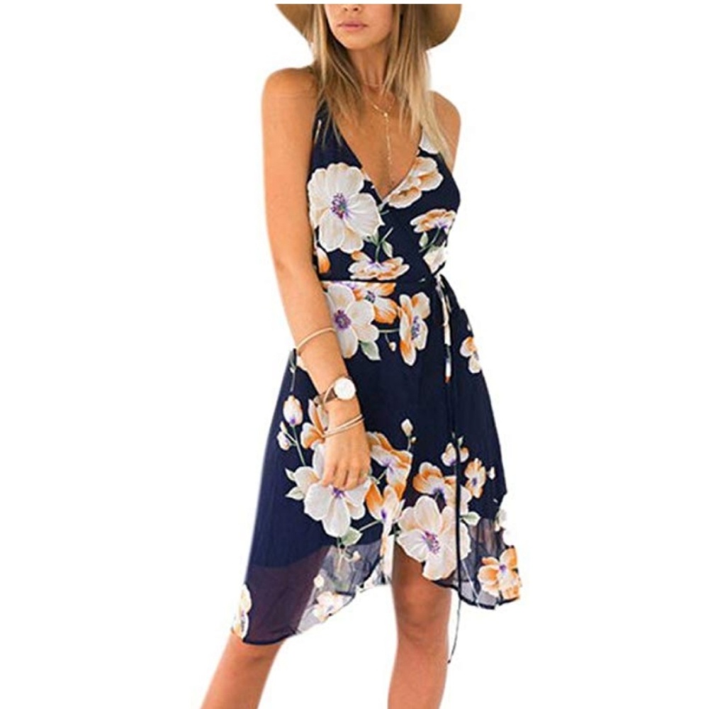 Floral Wrap Dress